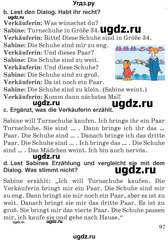 ГДЗ (Учебник) по немецкому языку 4 класс Будько А.Ф. / часть 2. страница / 97