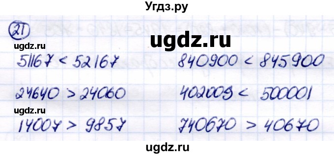 ГДЗ (Решебник) по математике 7 класс Алышева Т.В. / упражнение / 21