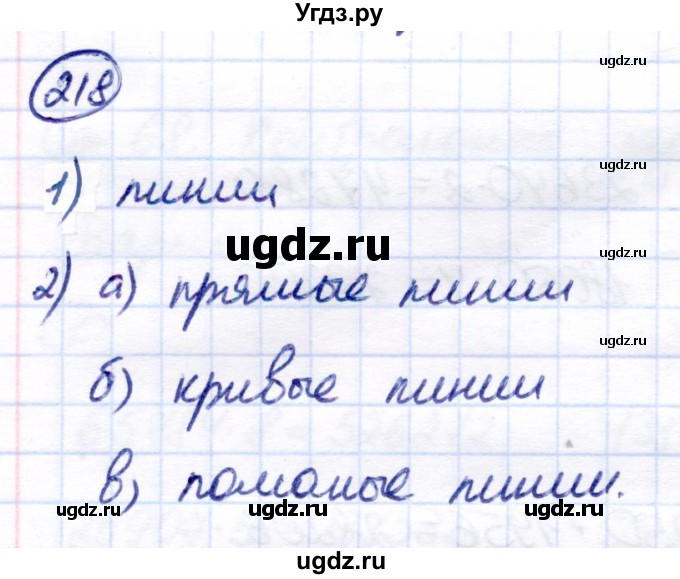 ГДЗ (Решебник) по математике 7 класс Алышева Т.В. / упражнение / 218