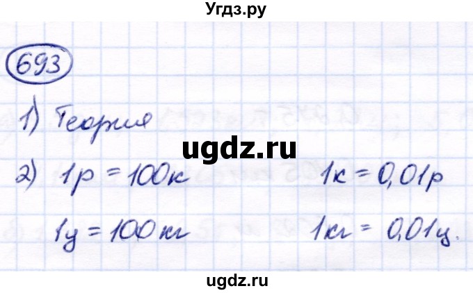 ГДЗ (Решебник) по математике 7 класс Алышева Т.В. / упражнение / 693