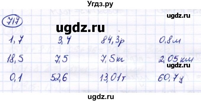 ГДЗ (Решебник) по математике 7 класс Алышева Т.В. / упражнение / 717