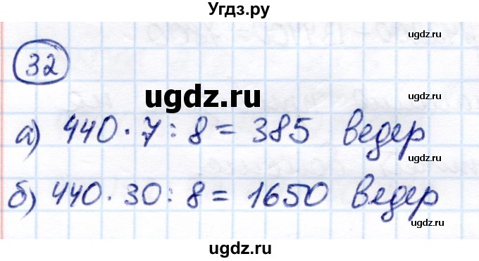 ГДЗ (Решебник) по математике 7 класс Алышева Т.В. / повторение / 32