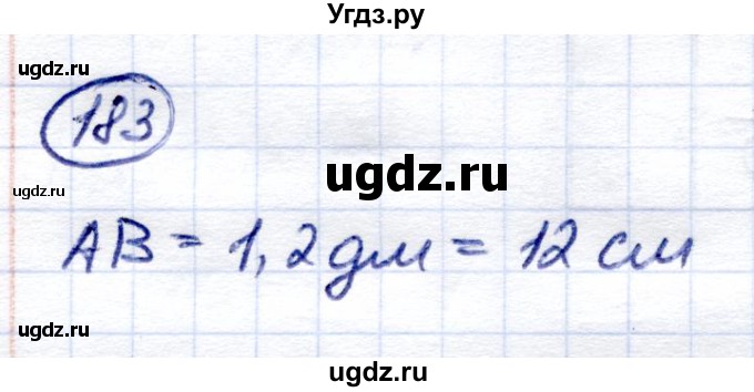 ГДЗ (Решебник) по математике 7 класс (рабочая тетрадь) Алышева Т.В. / упражнение / 183