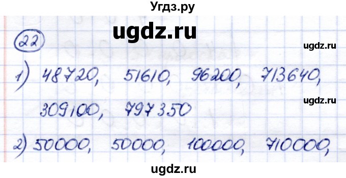 ГДЗ (Решебник) по математике 7 класс (рабочая тетрадь) Алышева Т.В. / упражнение / 22