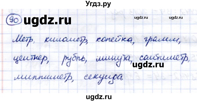 ГДЗ (Решебник) по математике 7 класс (рабочая тетрадь) Алышева Т.В. / упражнение / 90