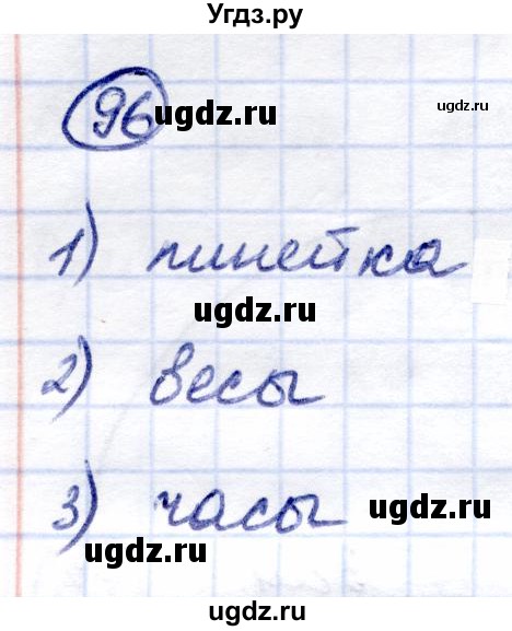 ГДЗ (Решебник) по математике 7 класс (рабочая тетрадь) Алышева Т.В. / упражнение / 96