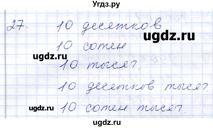 ГДЗ (Решебник) по математике 8 класс (рабочая тетрадь) Алышева Т.В. / упражнение / 27