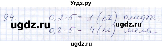 ГДЗ (Решебник) по математике 8 класс (рабочая тетрадь) Алышева Т.В. / упражнение / 94