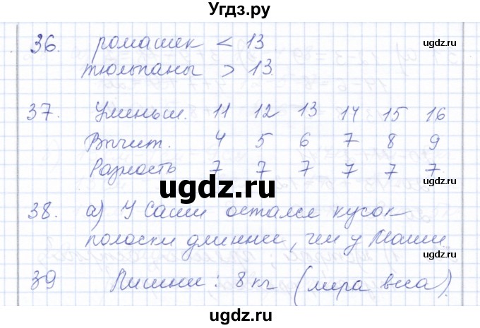 ГДЗ (Решебник) по математике 3 класс Алышева Т.В. / часть 1 / тема / 9(продолжение 12)