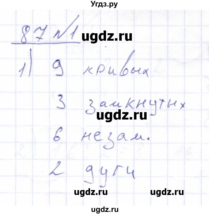 ГДЗ (Решебник) по математике 4 класс Алышева Т.В. / часть 1. страница / 87