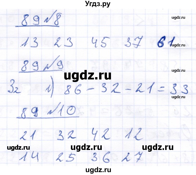 ГДЗ (Решебник) по математике 4 класс Алышева Т.В. / часть 2. страница / 89