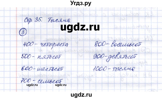 ГДЗ (Решебник) по математике 5 класс Перова М.Н. / тысяча / 3