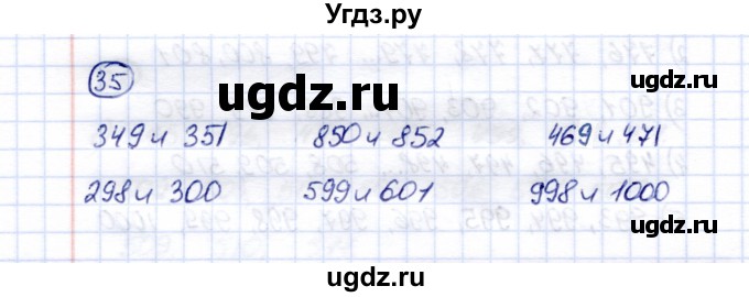 ГДЗ (Решебник) по математике 5 класс Перова М.Н. / тысяча / 35