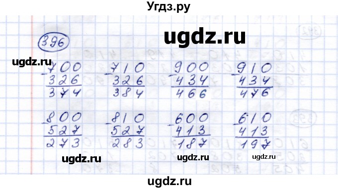 ГДЗ (Решебник) по математике 5 класс Перова М.Н. / тысяча / 396