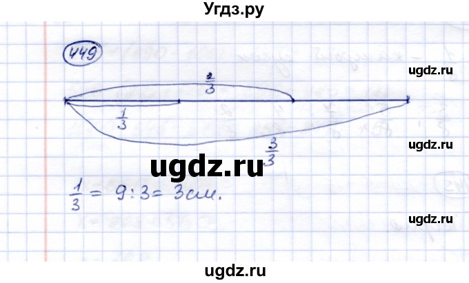 ГДЗ (Решебник) по математике 5 класс Перова М.Н. / тысяча / 449