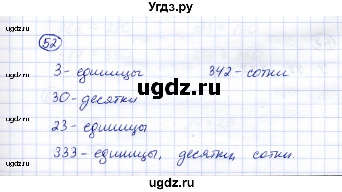 ГДЗ (Решебник) по математике 5 класс Перова М.Н. / тысяча / 52