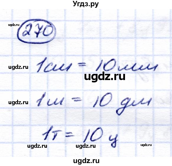 ГДЗ (Решебник) по математике 6 класс Капустина Г.М. / упражнение / 270