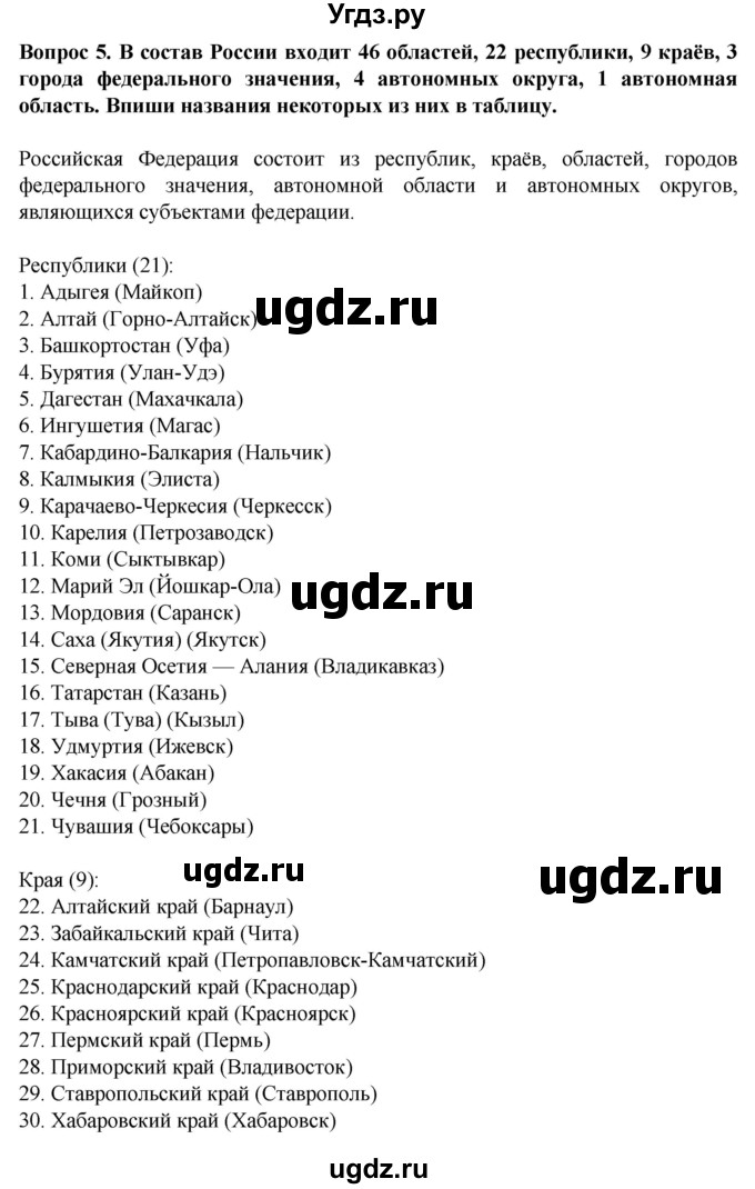 ГДЗ (Решебник) по географии 9 класс (рабочая тетрадь) Лифанова Т.М. / страница / 160(продолжение 2)