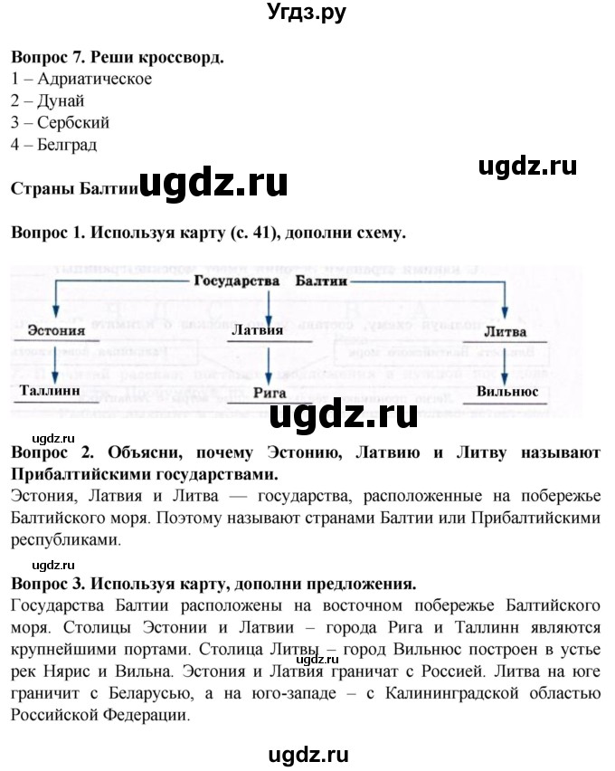 ГДЗ (Решебник) по географии 9 класс (рабочая тетрадь) Лифанова Т.М. / страница / 55