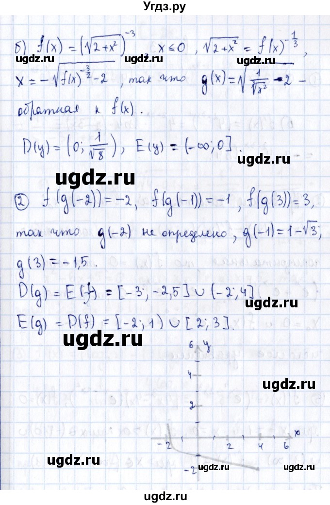 ГДЗ (Решебник) по алгебре 11 класс (дидактические материалы) Ивлев Б.М. / самостоятельная работа / вариант 8 / 22(продолжение 2)