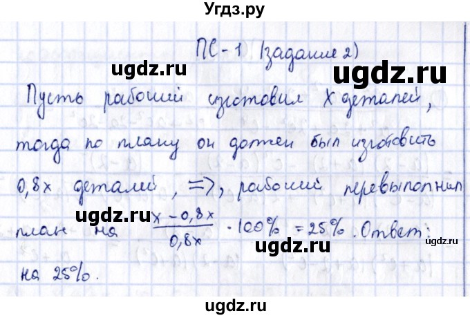 ГДЗ (Решебник) по алгебре 11 класс (дидактические материалы) Ивлев Б.М. / повторительная самостоятельная работа / вариант 1 / 1(продолжение 2)