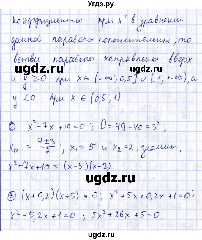ГДЗ (Решебник) по алгебре 11 класс (дидактические материалы) Ивлев Б.М. / повторительная самостоятельная работа / вариант 1 / 4(продолжение 2)