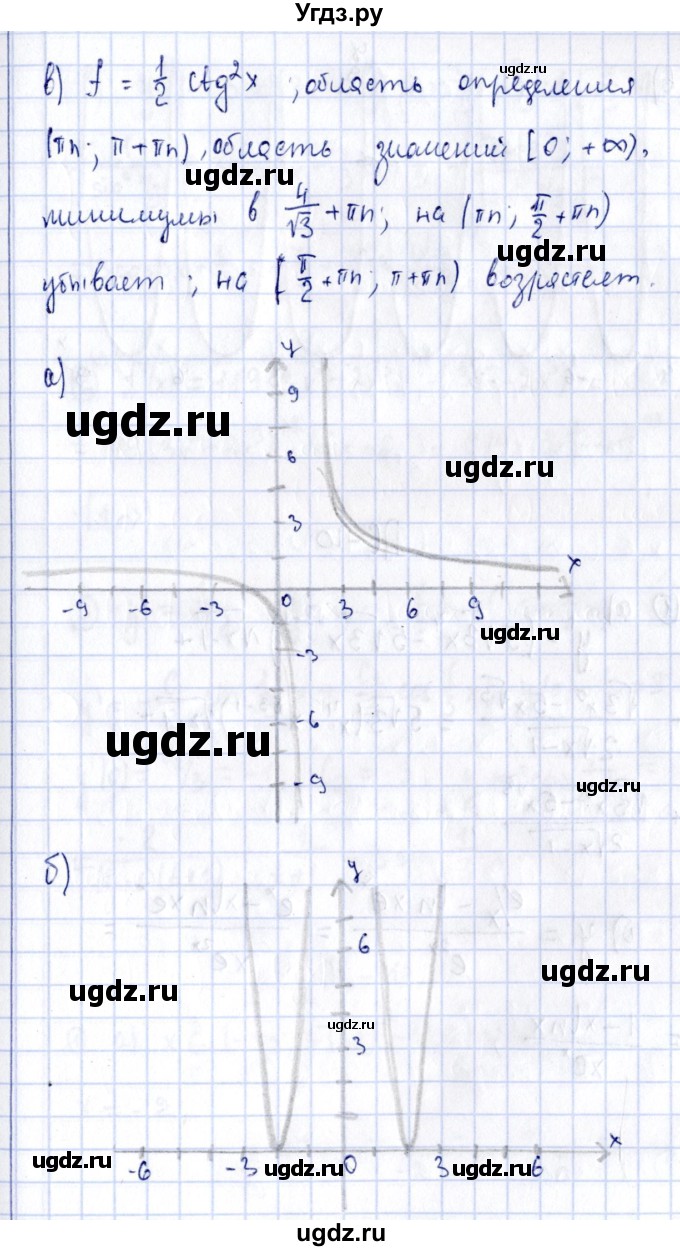 ГДЗ (Решебник) по алгебре 11 класс (дидактические материалы) Ивлев Б.М. / повторительная самостоятельная работа / вариант 8 / 9(продолжение 2)