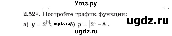 ГДЗ (Учебник) по алгебре 11 класс Арефьева И.Г. / глава 2 / упражнение / 2.52