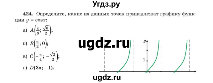 ГДЗ (Учебник) по алгебре 11 класс Арефьева И.Г. / итоговое повторение / 424