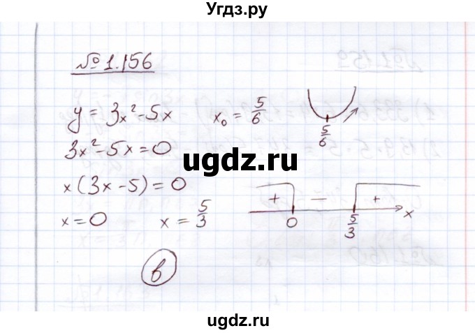 ГДЗ (Решебник) по алгебре 11 класс Арефьева И.Г. / глава 1 / упражнение / 1.156