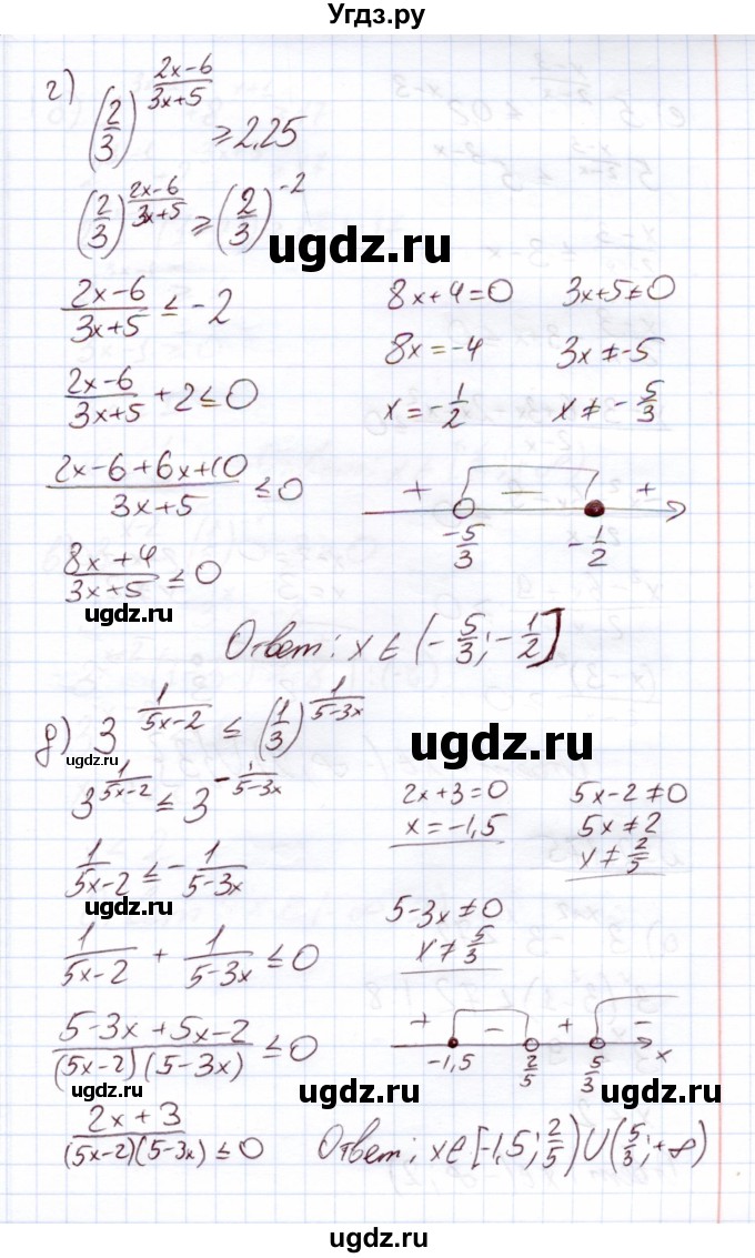 ГДЗ (Решебник) по алгебре 11 класс Арефьева И.Г. / глава 2 / упражнение / 2.174(продолжение 2)