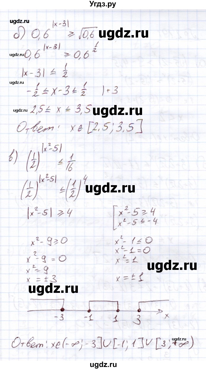 ГДЗ (Решебник) по алгебре 11 класс Арефьева И.Г. / глава 2 / упражнение / 2.190(продолжение 2)