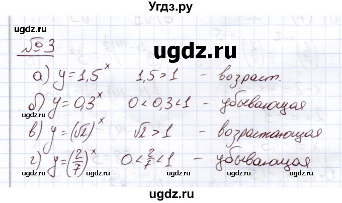 ГДЗ (Решебник) по алгебре 11 класс Арефьева И.Г. / глава 2 / проверяю знания / 3