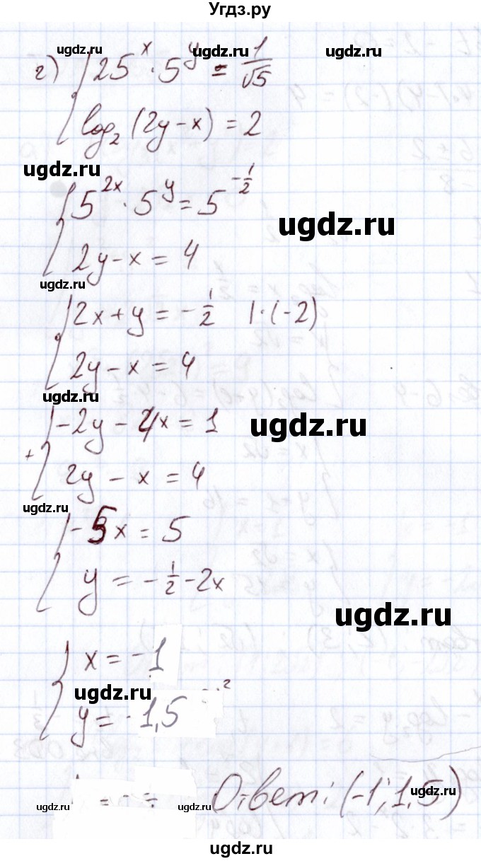 ГДЗ (Решебник) по алгебре 11 класс Арефьева И.Г. / глава 3 / упражнение / 3.165(продолжение 3)
