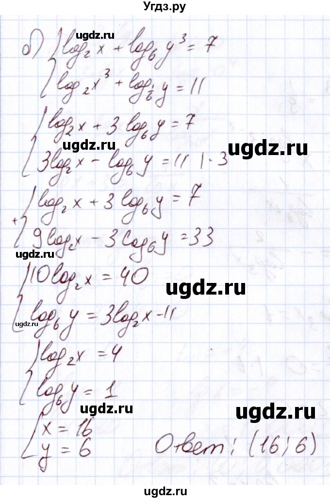 ГДЗ (Решебник) по алгебре 11 класс Арефьева И.Г. / глава 3 / упражнение / 3.191(продолжение 2)