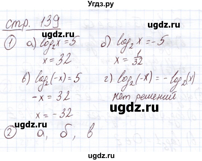 ГДЗ (Решебник) по алгебре 11 класс Арефьева И.Г. / вопросы / §9