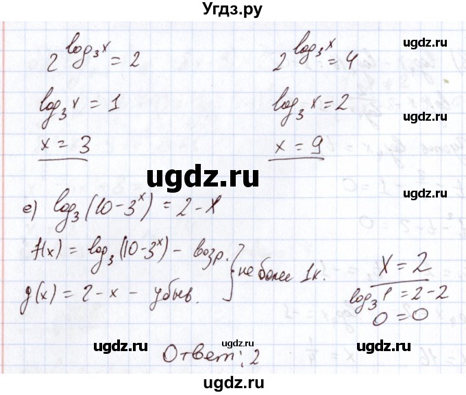 ГДЗ (Решебник) по алгебре 11 класс Арефьева И.Г. / итоговое повторение / 258(продолжение 3)