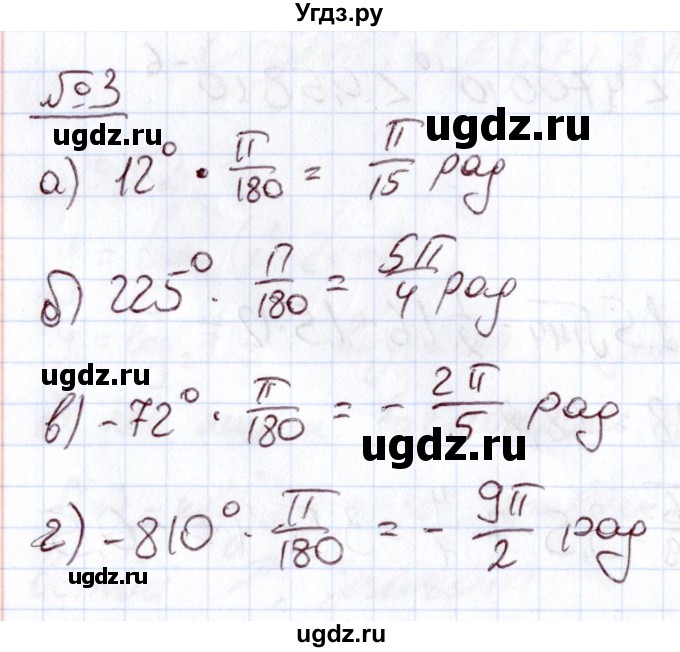 ГДЗ (Решебник) по алгебре 11 класс Арефьева И.Г. / итоговое повторение / 3