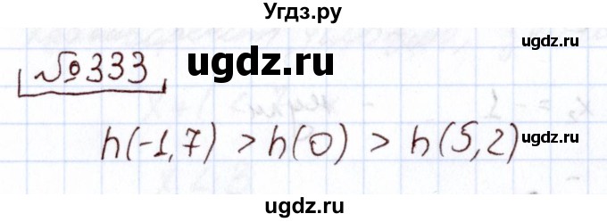ГДЗ (Решебник) по алгебре 11 класс Арефьева И.Г. / итоговое повторение / 333