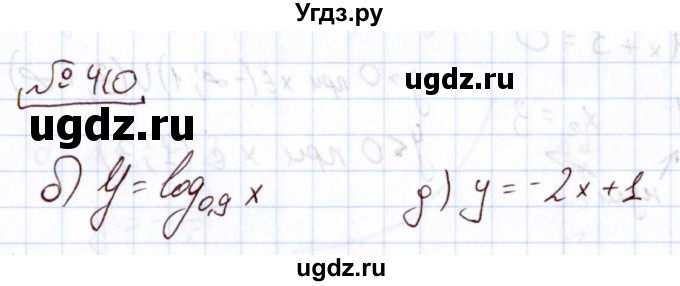 ГДЗ (Решебник) по алгебре 11 класс Арефьева И.Г. / итоговое повторение / 410