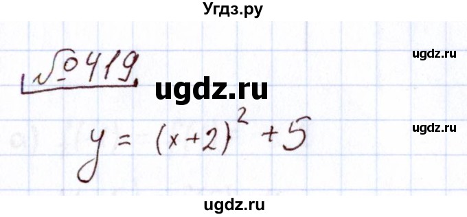 ГДЗ (Решебник) по алгебре 11 класс Арефьева И.Г. / итоговое повторение / 419