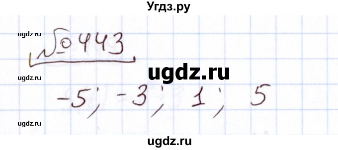 ГДЗ (Решебник) по алгебре 11 класс Арефьева И.Г. / итоговое повторение / 443