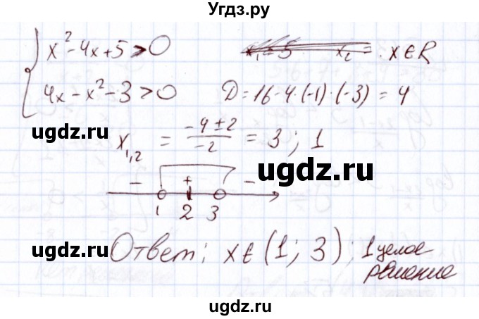 ГДЗ (Решебник) по алгебре 11 класс Арефьева И.Г. / тематические тесты / тест №11 / 14(продолжение 2)