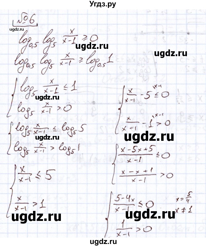 ГДЗ (Решебник) по алгебре 11 класс Арефьева И.Г. / тематические тесты / тест №11 / 6