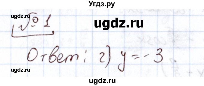 ГДЗ (Решебник) по алгебре 11 класс Арефьева И.Г. / тематические тесты / тест №7 / 1