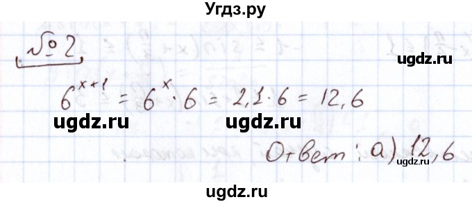 ГДЗ (Решебник) по алгебре 11 класс Арефьева И.Г. / тематические тесты / тест №7 / 2