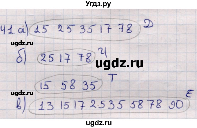 ГДЗ (Решебник) по информатике 5 класс Семенов А.Л. / задание / 41