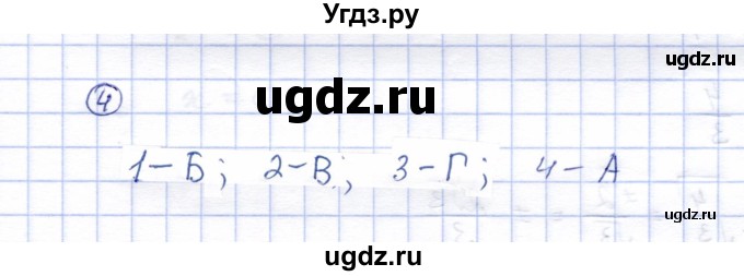 ГДЗ (Решебник) по алгебре 8 класс (рабочая тетрадь) Ключникова Е.М. / §24 / 4