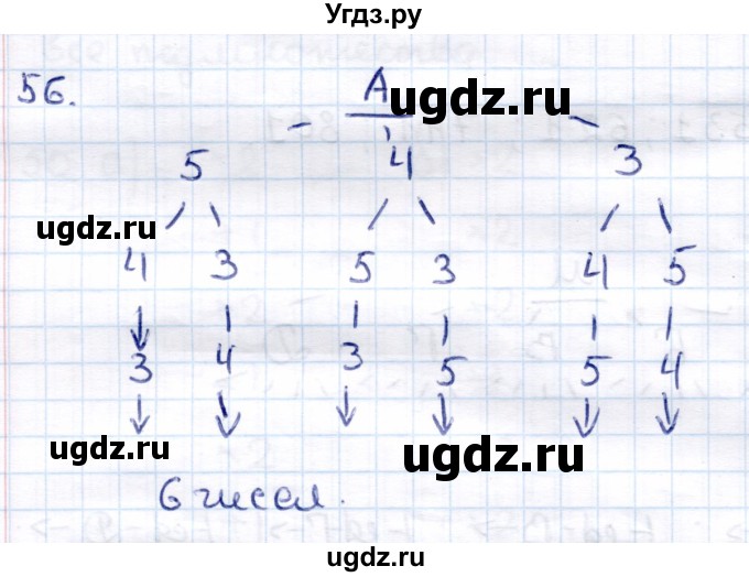 ГДЗ (Решебник) по информатике 6 класс Семёнов А.Л. / задача / 56