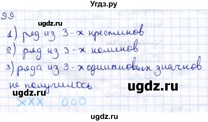 ГДЗ (Решебник) по информатике 6 класс Семёнов А.Л. / задача / 99